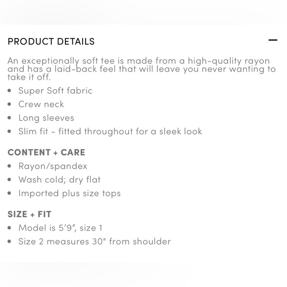 Torrid white Super soft crew neck long sleeve tee. Size 3 - Picture 5 of 10